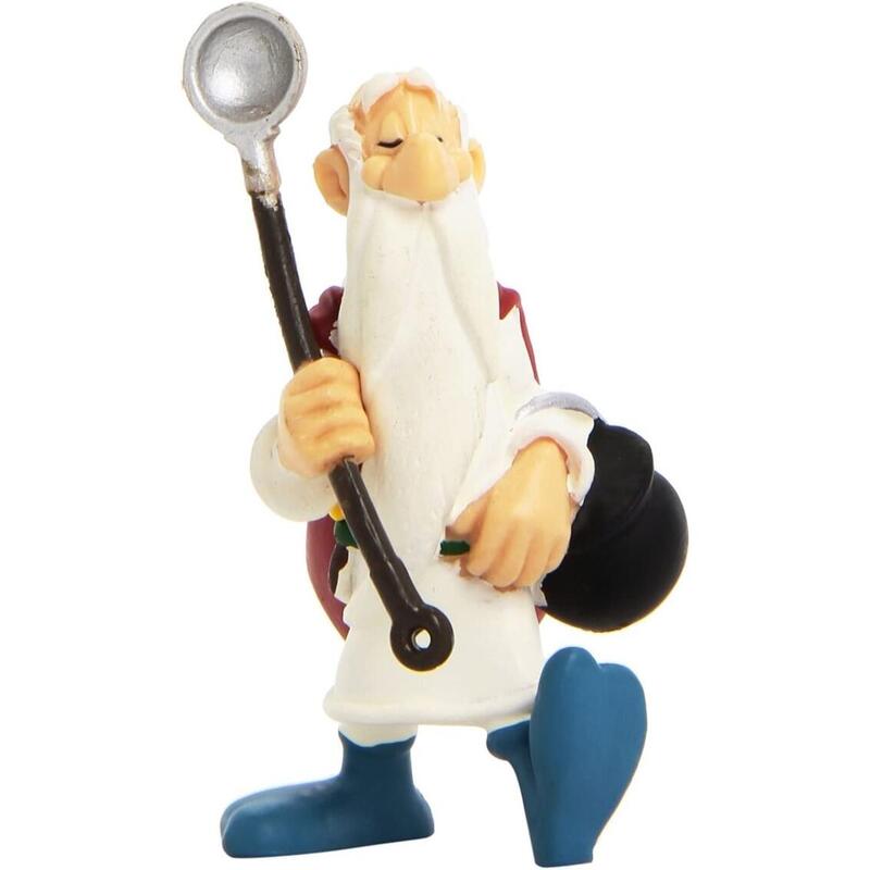 Figura Plastoy Asterix &Obelix Panoramix Con Marmita Pvc 9 Cm