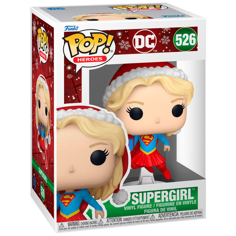 Figura Pop Dc Comics Supergirl Holiday