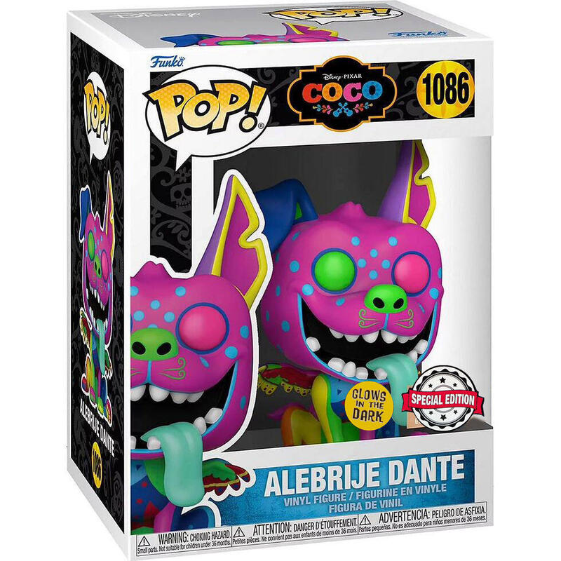 Figura Pop Disney Coco Alebrije Dante Exclusive