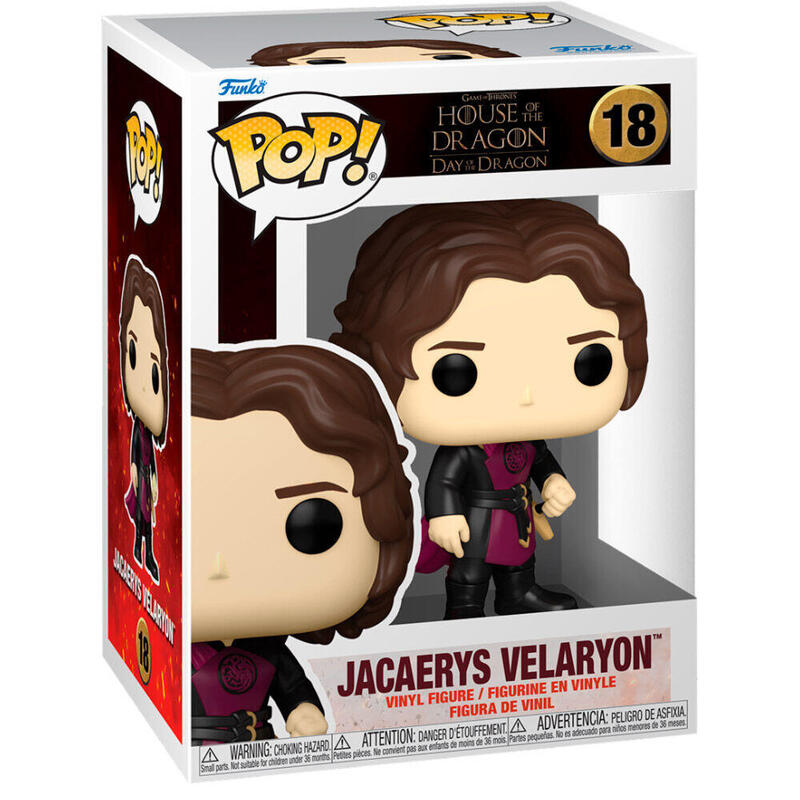 Figura Pop La Casa Del Dragon 3 Jarcarys Valaryon