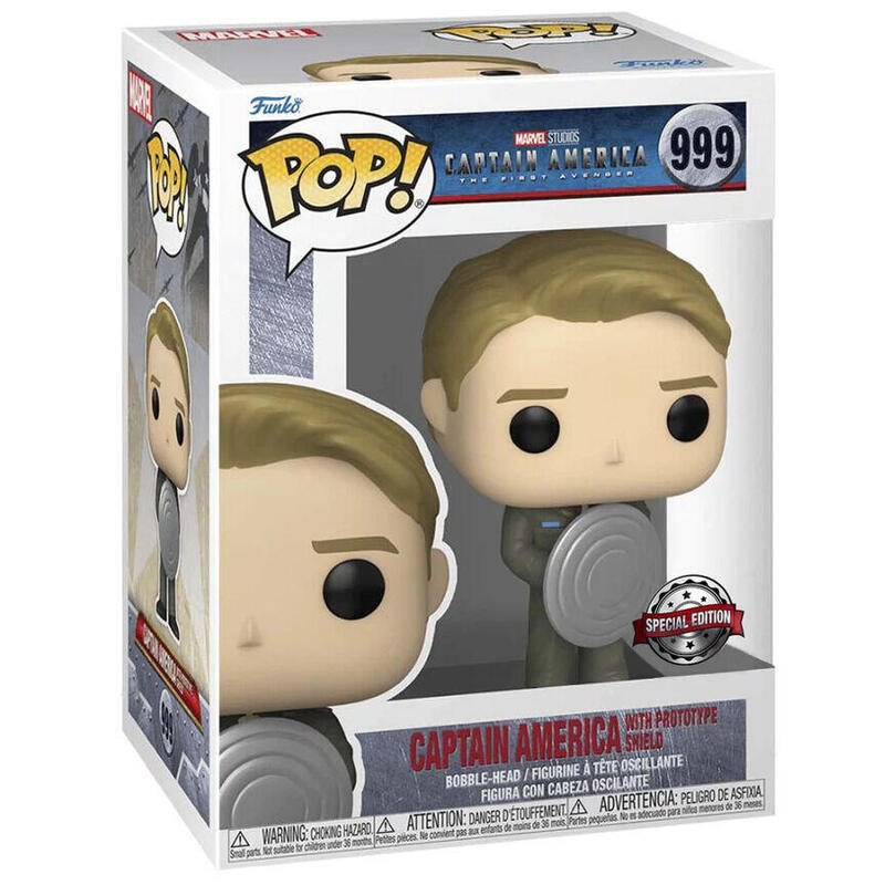 Figura Pop Marvel Captain America - Captain America Exclusive