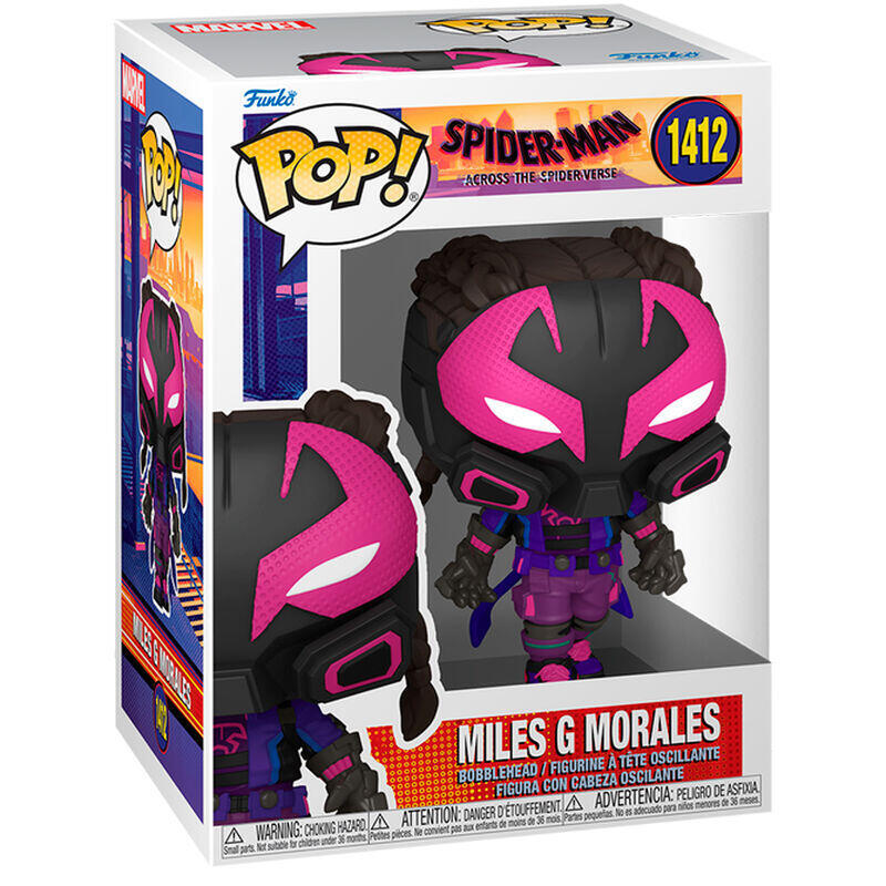 Figura Pop Marvel Spiderman Across The Spider-Verse Miles G Morales