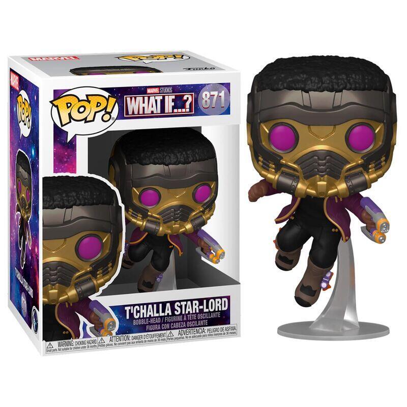 Figura Pop Marvel What If T'Challa Star-Lord