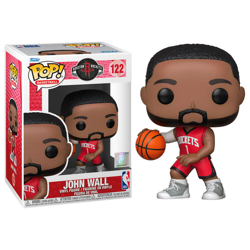 Figura Pop Nba Celtics Rockets Johnwall Red Jersey