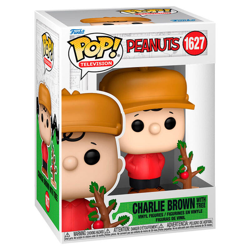 Figura Pop Peanuts Charlie Brown With Tree