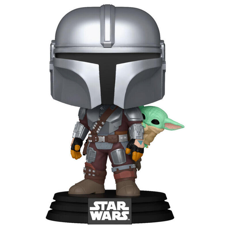 Figura Pop Star Wars Mandalorian & Grogu - The Mandalorian With Grogu