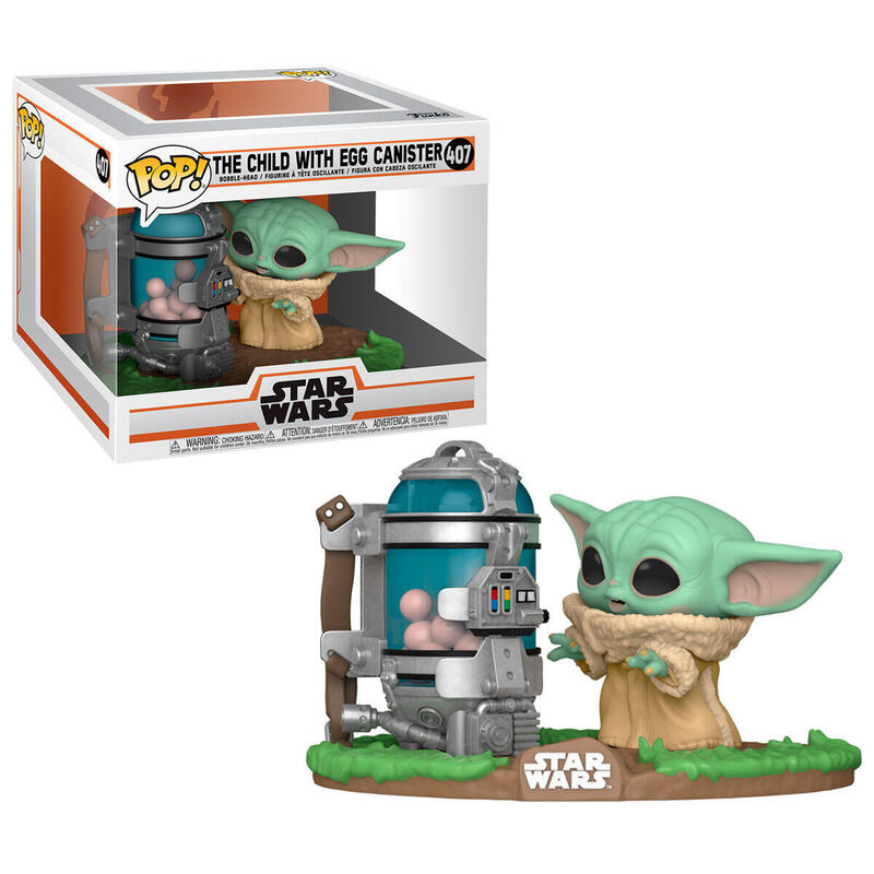 Figura Pop Star Wars The Mandalorian Child With Canister