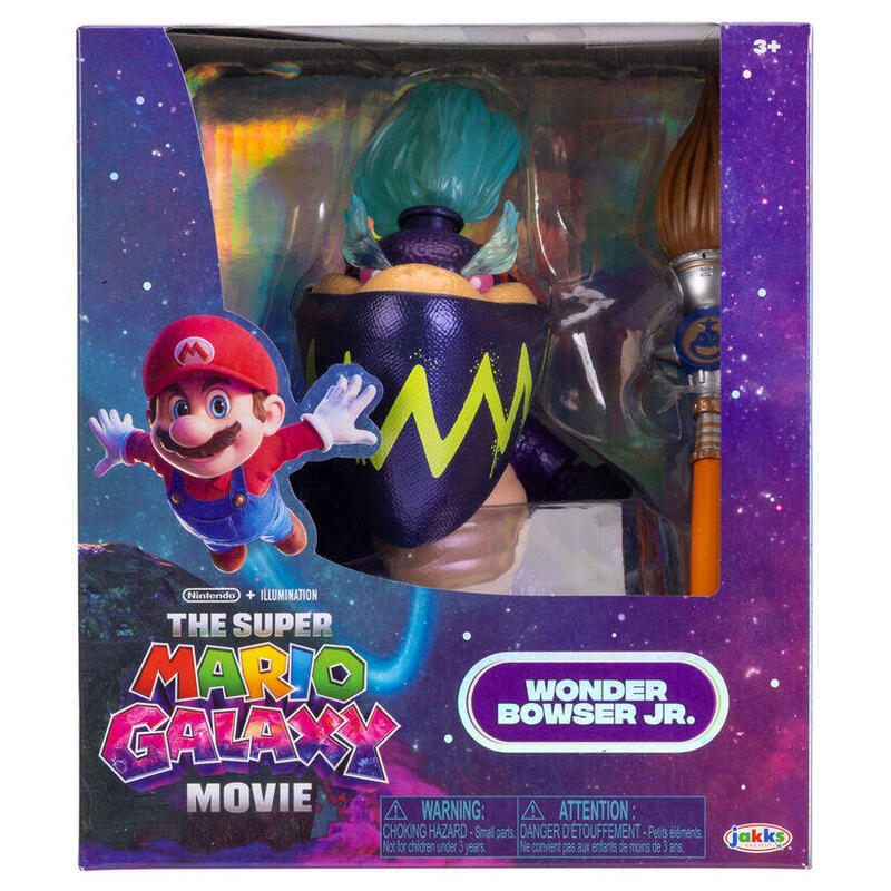 Figura Premium Wonder Bowser Jr Super Mario Galaxy Movie - Super Mario Bros 13cm