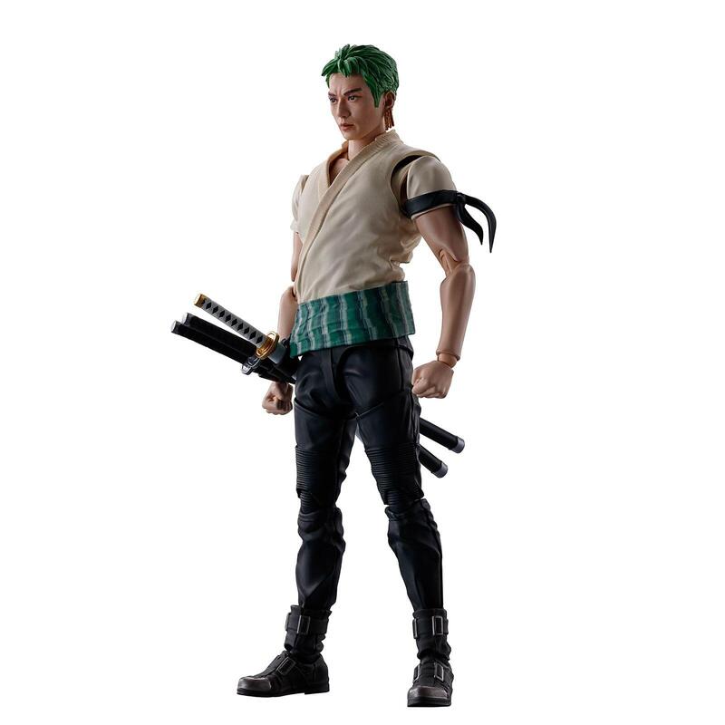 Figura Roronoa Zoro Fig. 14,5 Cm One Piece Netflix Series Sh Figuarts