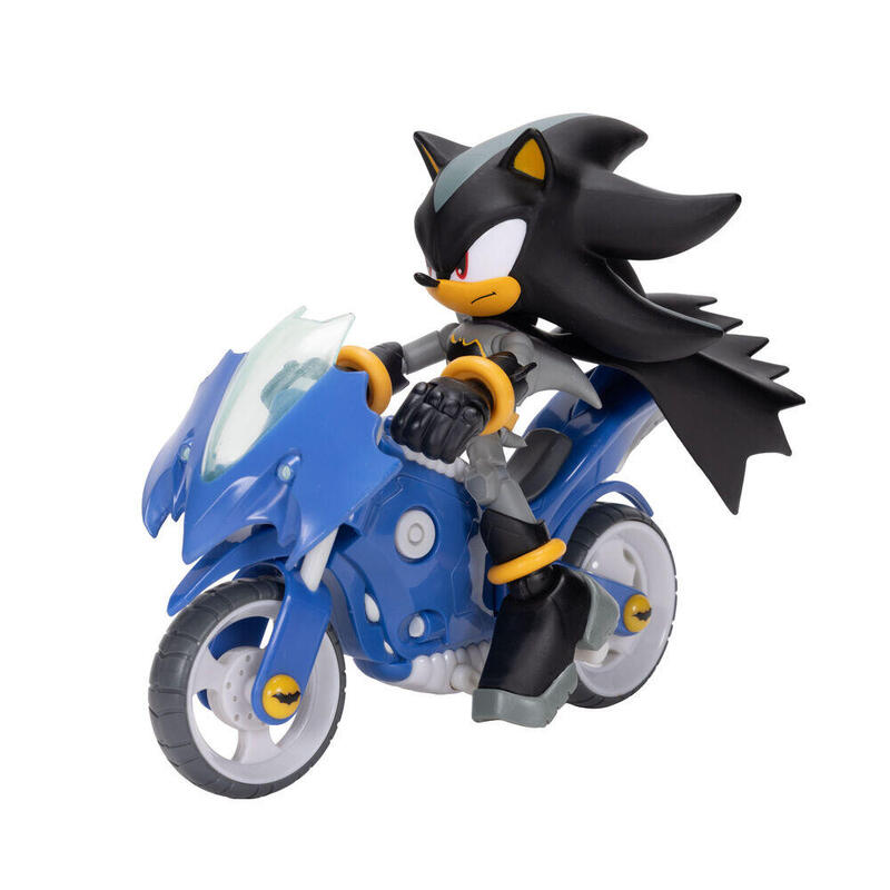 Figura Shadow Con Batmovil Sonic The Hedgehog 12cm