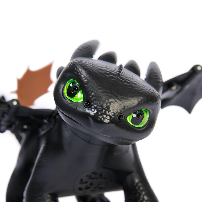 Figura Spinmaster Cómo Entrenar A Tu Dragón De Dragón Interactiva Desdenido (Con Efectos De Luz Y Sonido) 6072728