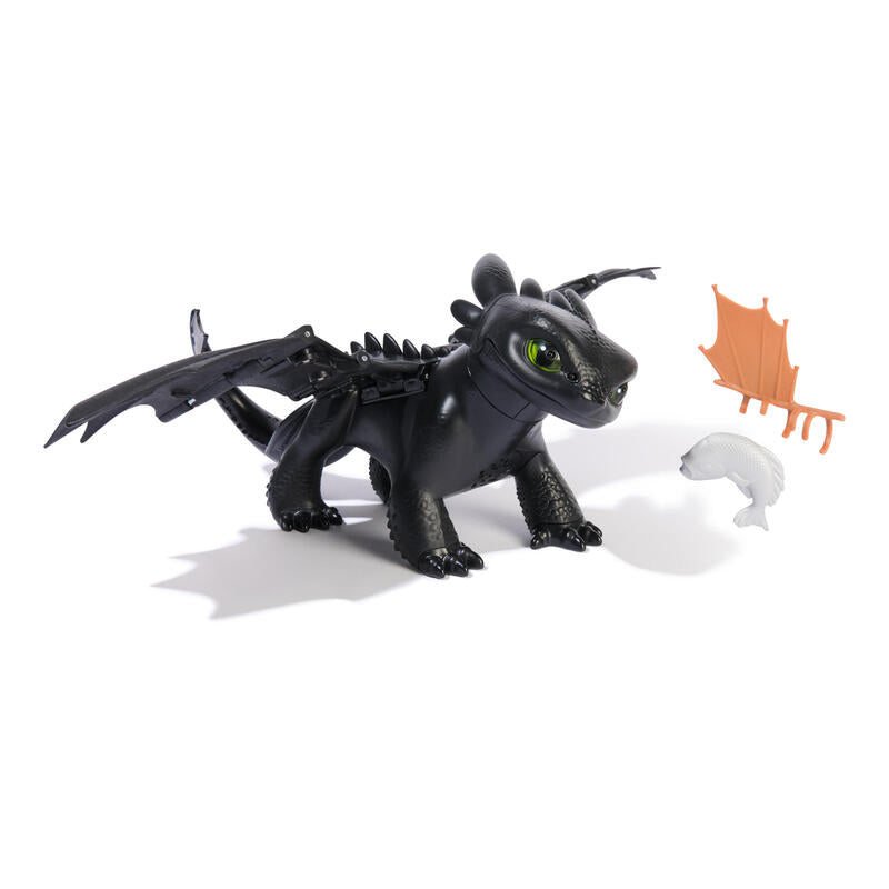 Figura Spinmaster Cómo Entrenar A Tu Dragón De Dragón Interactiva Desdenido (Con Efectos De Luz Y Sonido) 6072728