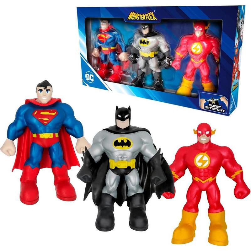 Figuras Bizak Monsterflex D.C. Pack De 3