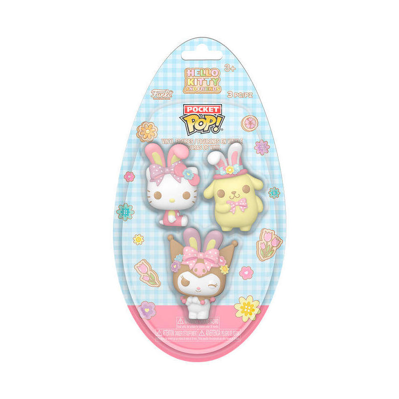 Figuras Blister 3 Pocket Pop Egg Hello Kitty And Friends