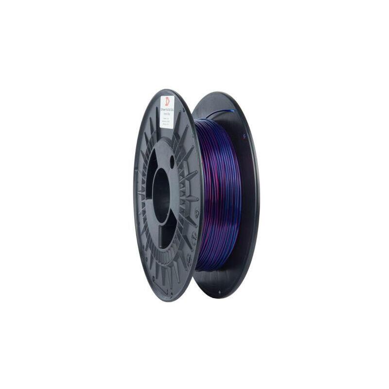 Filamento 3dpower Pla Silk 1.75mm 0.3kg Purpura/Azul Color Dual - 3dp289