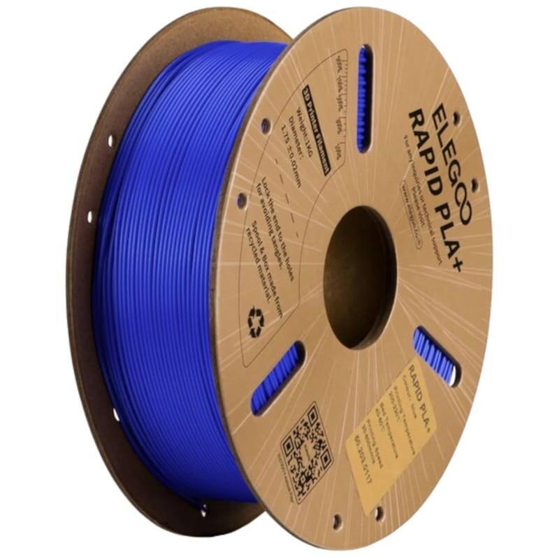Filamento Elegoo Rapid Pla + (Plus) Azul - 1.75mm - Impresión De Alta Velocidad Hasta 600mm/S - Bobina De 1kg
