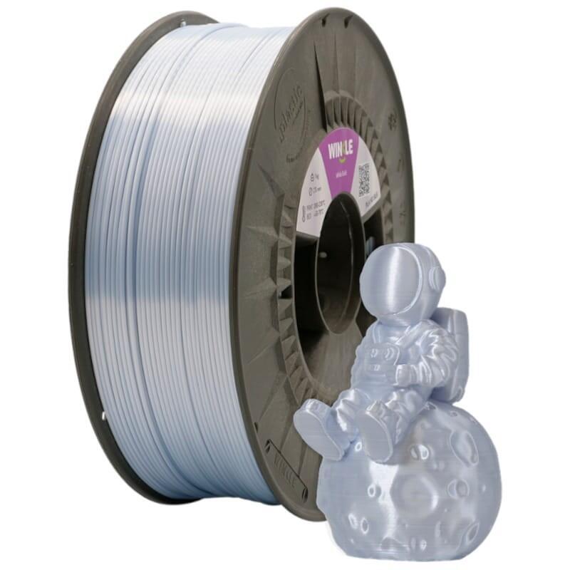 Filamento Winkle Pla Silk 1.75mm Oro Blanco 1kg