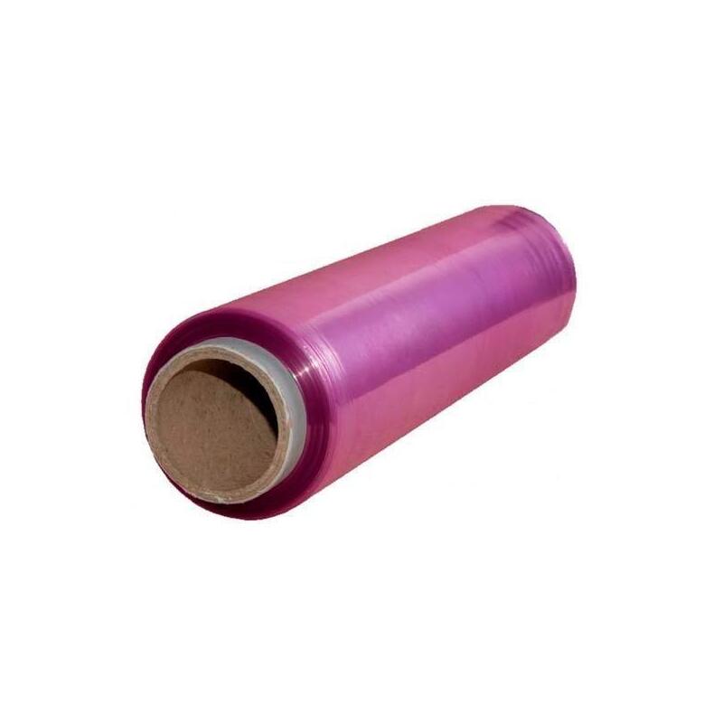 Film Pvc Transparente Rollo 30cm X 300m Morado -Catering-