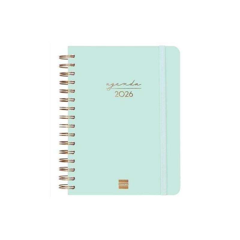 Finocam Agenda Espiral Alma E10-155x212mm 1dp Tapa Dura Coral 2026