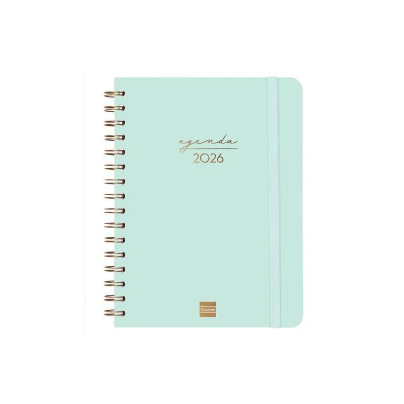 Finocam Agenda Espiral Alma E10-155x212mm Svh Tapa Dura Menta 2026