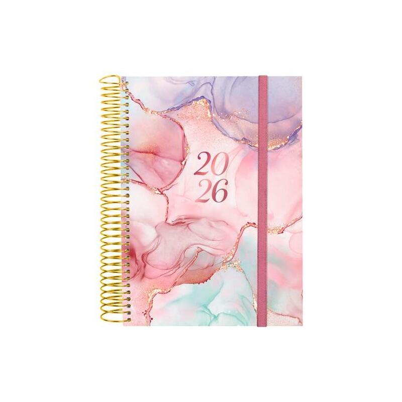 Finocam Agenda Espiral Design Collection E10-155x212mm 1dp Tapa Pp Goldy 2026