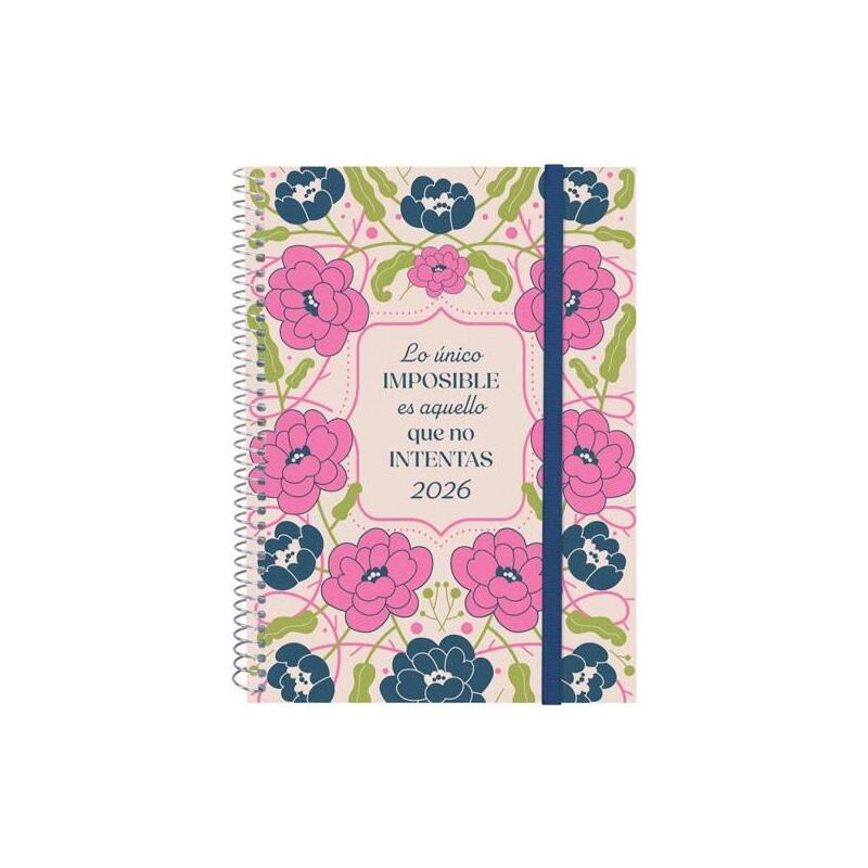 Finocam Agenda Espiral Design Collection E10-155x212mm Svh Tapa Pp Imposible 2026