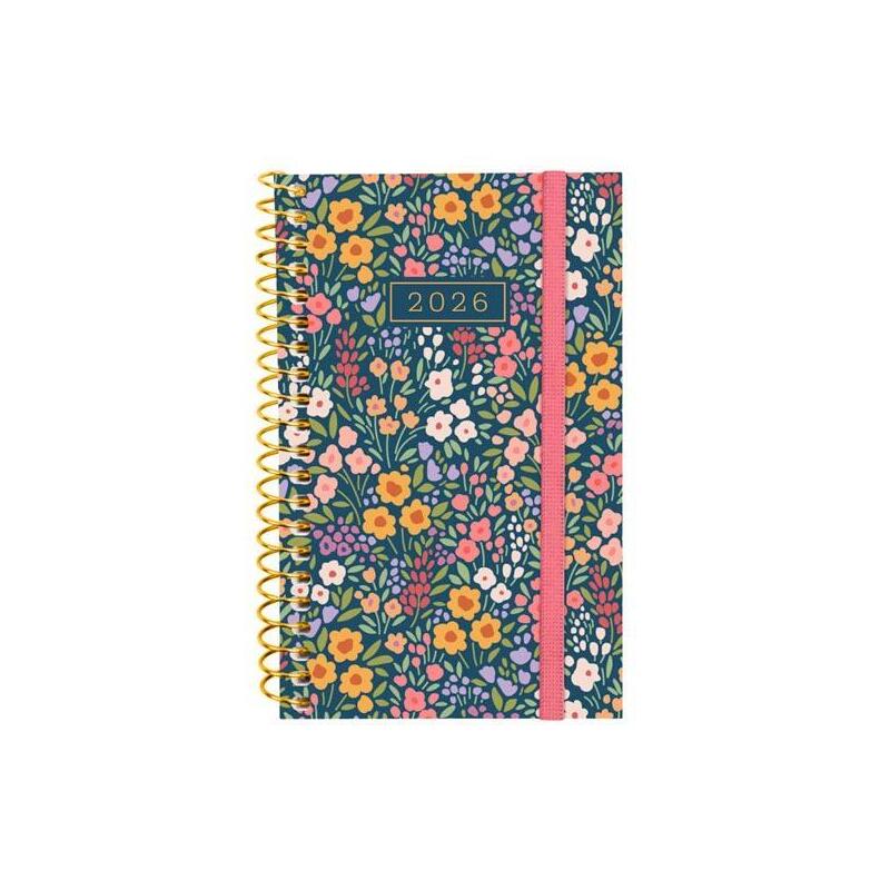 Finocam Agenda Espiral Design Collection E3-79x127mm Svh Tapa Pp Flora 2026