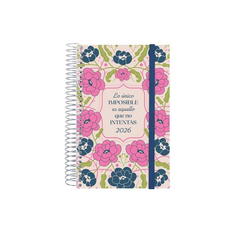 Finocam Agenda Espiral Design Collection E5-117x181mm 1dp Tapa Pp Imposible 2026