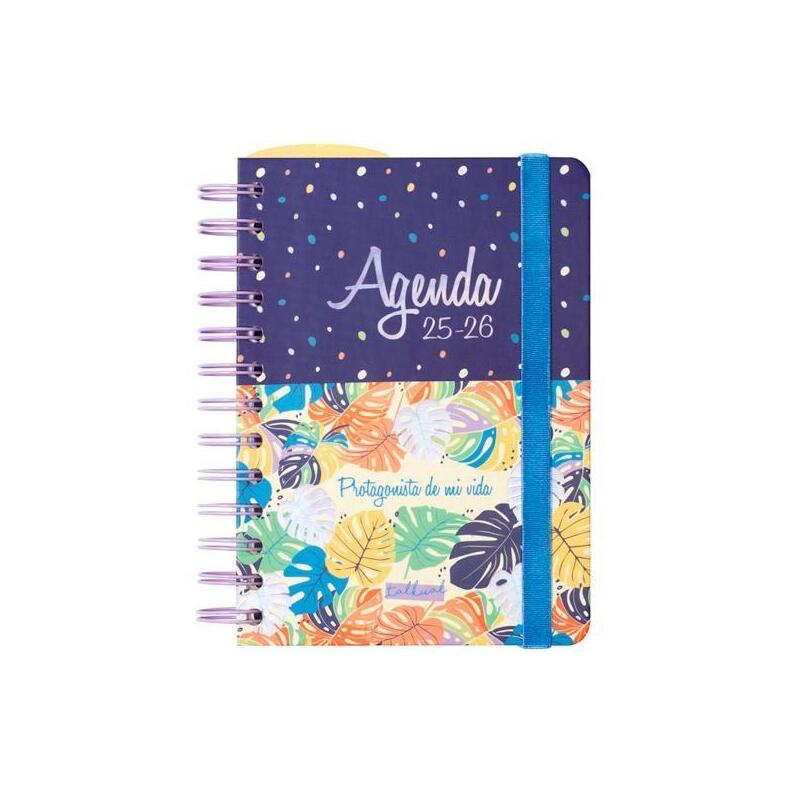 Finocam Agenda Talkual Espiral Doble 8º 1dp Tapa Dura "Vida" 2025-2026