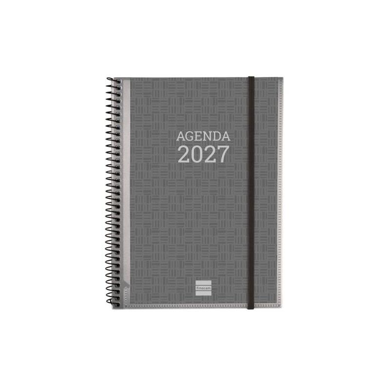 Finocam Basics Personalizable Agenda En Catalan - Anual 2027 - Semana Vista Horizontal - Formato E10 - 155x212mm -