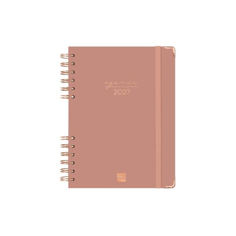 Finocam Espiral Trendy Alma Agenda - Anual 2027 - 1 Dia Por Pagina - Formato E10 - 155x212mm - Espiral - Tapa Dura De