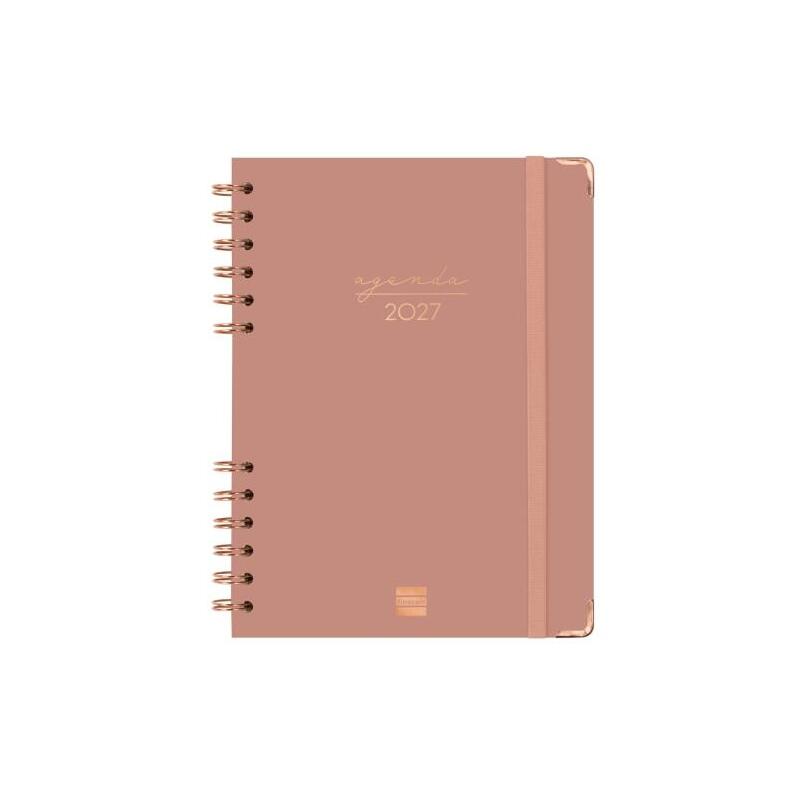Finocam Espiral Trendy Alma Agenda - Anual 2027 - Semana Vista Horizontal - Formato E10 - 155x212mm - Espiral - Tapa