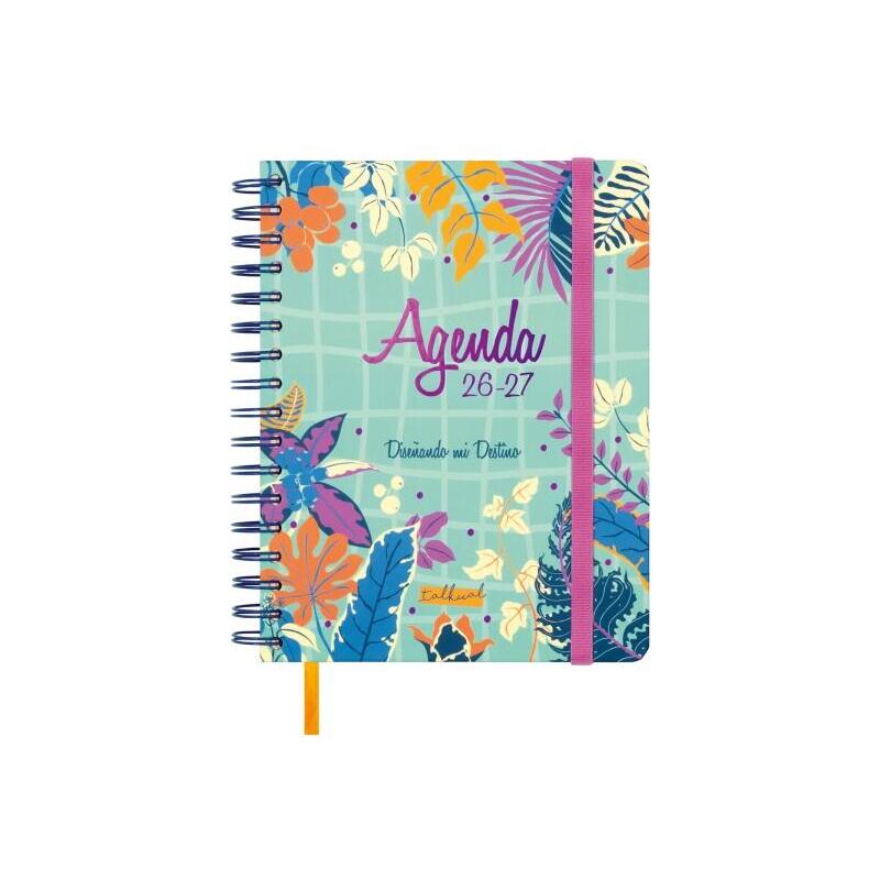 Finocam Talkual Agenda Escolar 26/27 - 1 Dia Por Pagina - Formato 4º - 155x217mm - Tapa Dura - Papel De 80g/M2 -