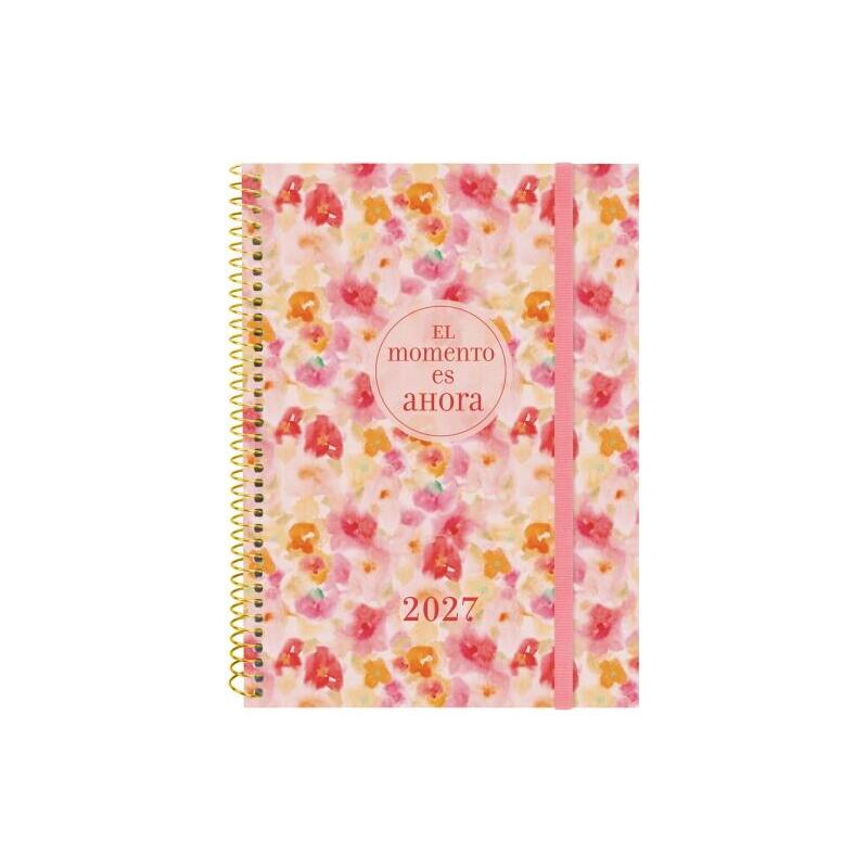Finocam Trendy Design Collection Ahora Agenda - Anual 2027 - Semana Vista Horizontal - Formato E10 - 155x212mm -