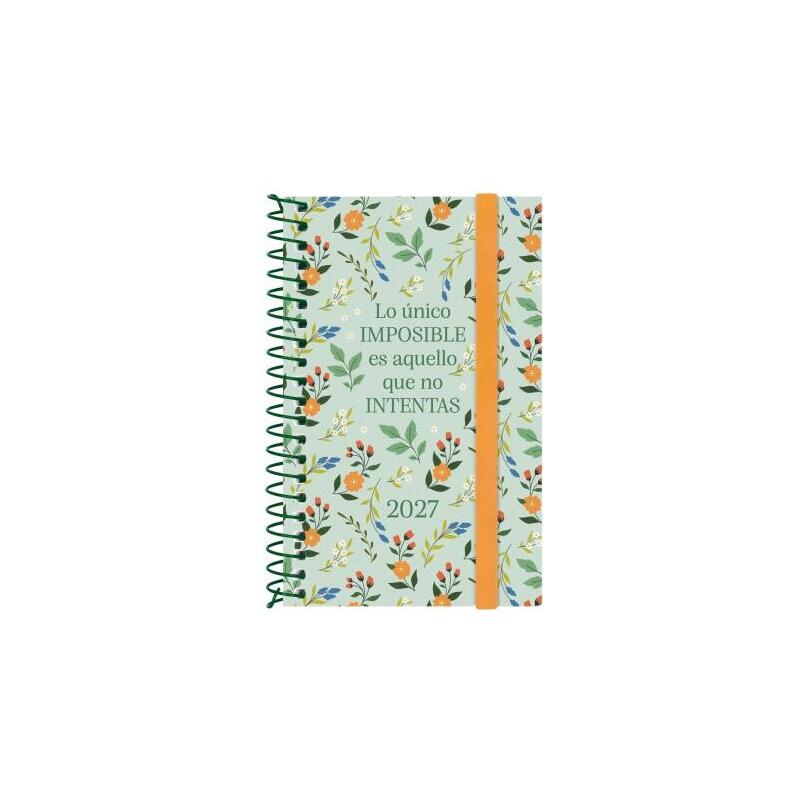 Finocam Trendy Design Collection Imposible Agenda - Anual 2027 - Semana Vista Horizontal - Formato E3 - 79x127mm -