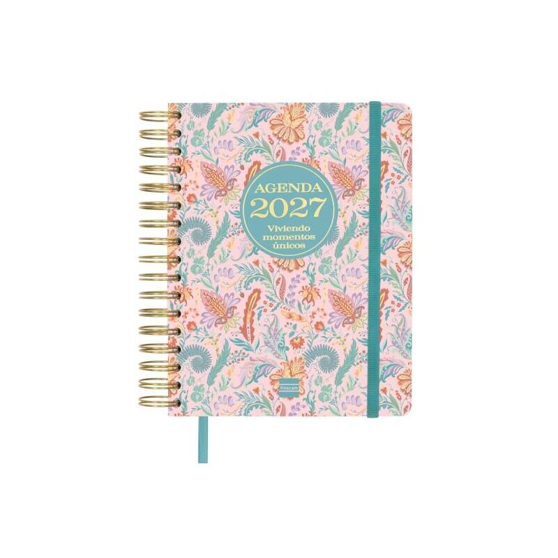 Finocam Vitae Agenda De Espiral - 16 Meses - Semana Vista Horizontal - Formato 4º - 155x217mm - Tapa Dura - Papel De