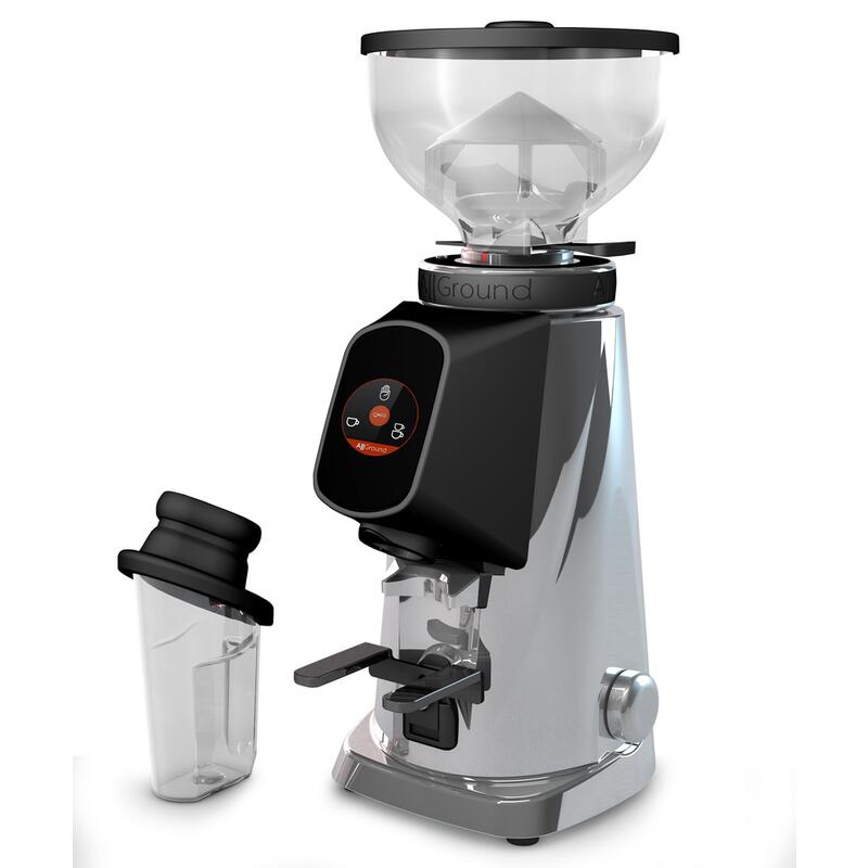 Fiorenzato Allground Molinillo De Café Cromo Mate & Negro, 230v Eu, Dark-T Titan