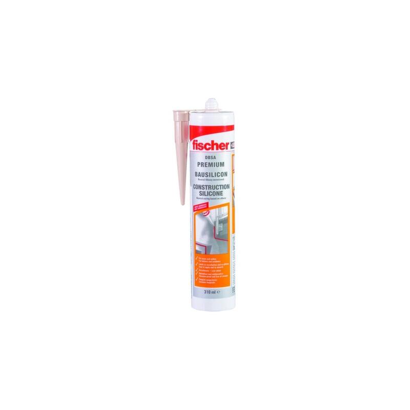 Fischer Bausilicon Dbsa Tp 310ml, Sellador Transparente 53090