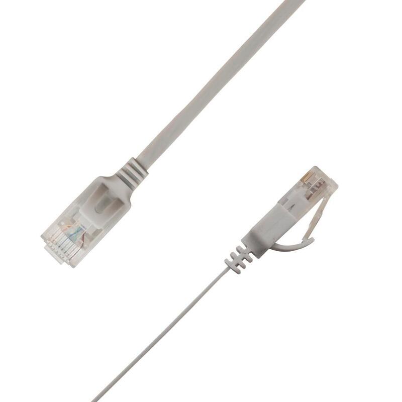 Flat U/Utp Cat6a Grey 3.5m Awg 34/7, Pvc, 1x4mm Utp-Fl6a-00350-Gy
