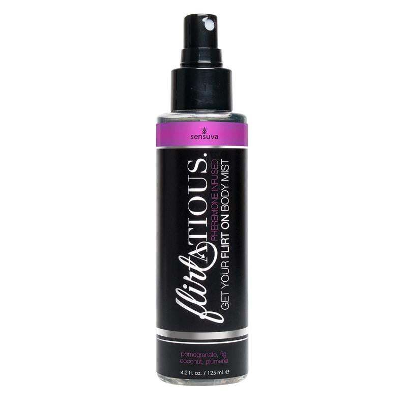 Flirtatious Bruma Corporal Con Feromonas Granada, Coco Y Plumeria 125 Ml