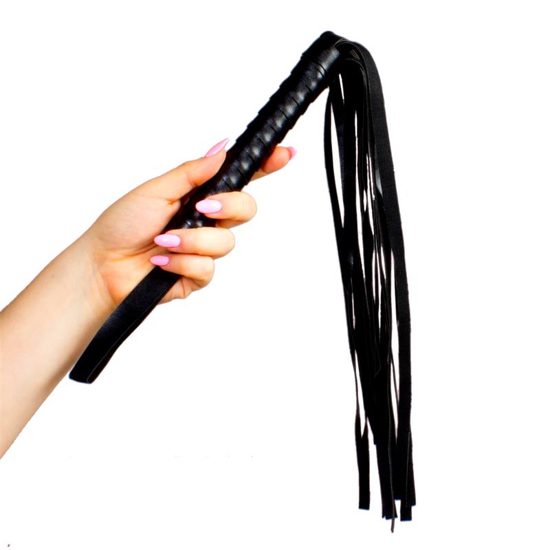 Látigo Cuero Sintetico Blister 45 Cm
