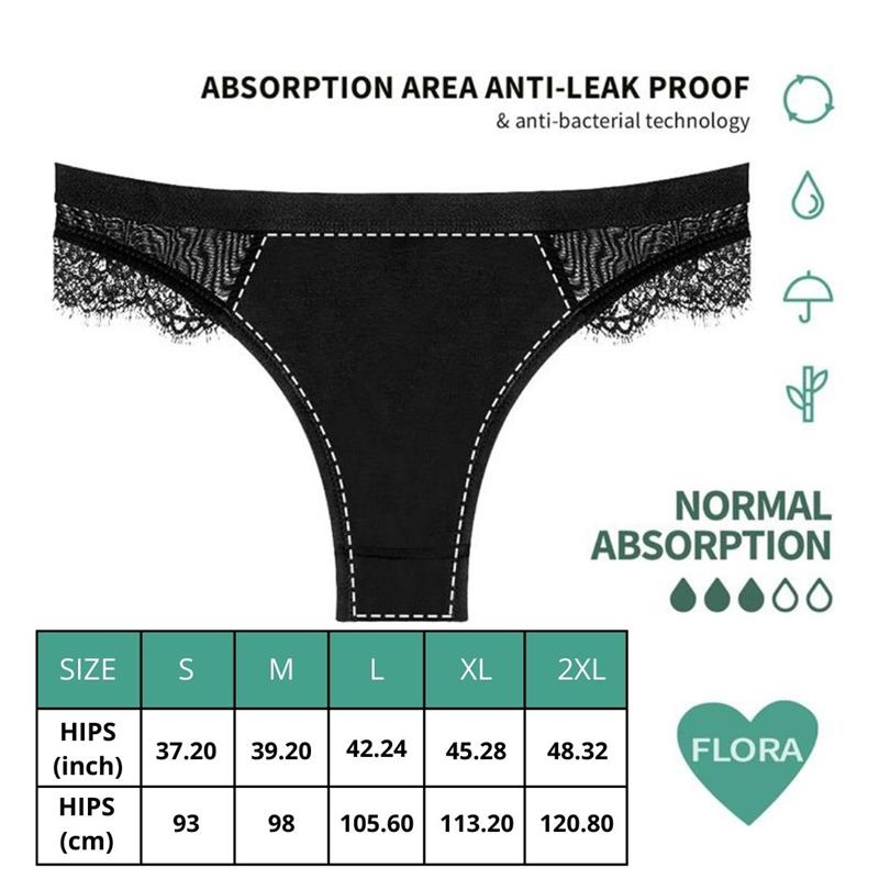 Flora Braguita Menstrual Absorción Normal Talla (Interno):S