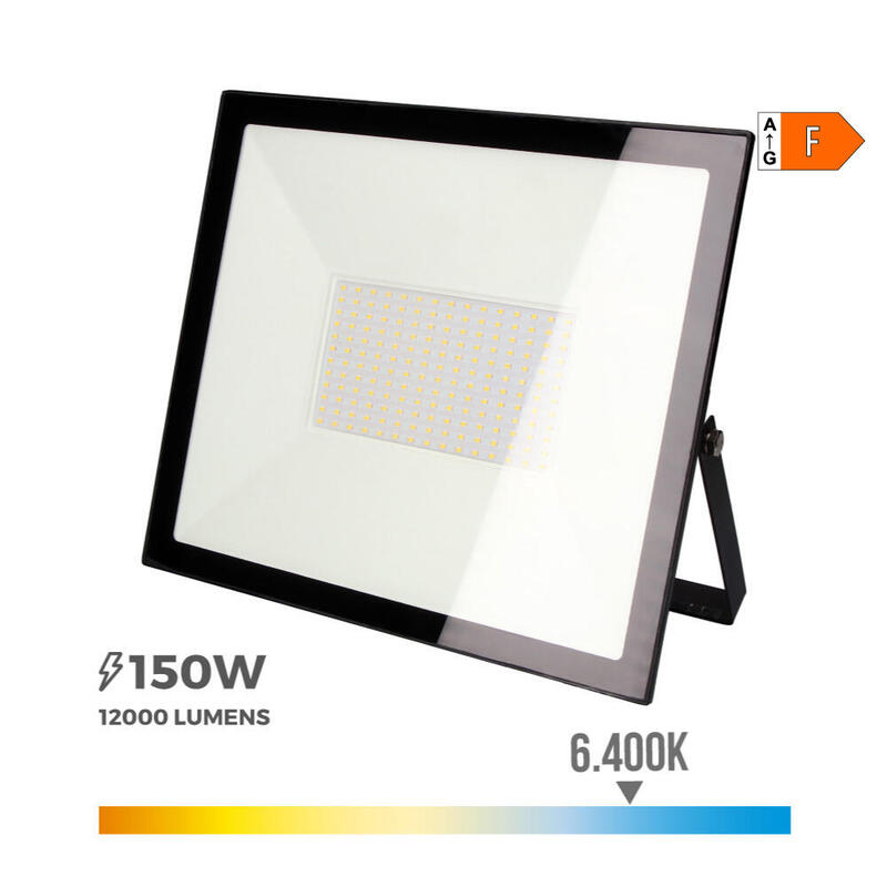 Foco Proyector Led 150w 12300lm 6400k Luz Fria 35x31x4,5cm Edm