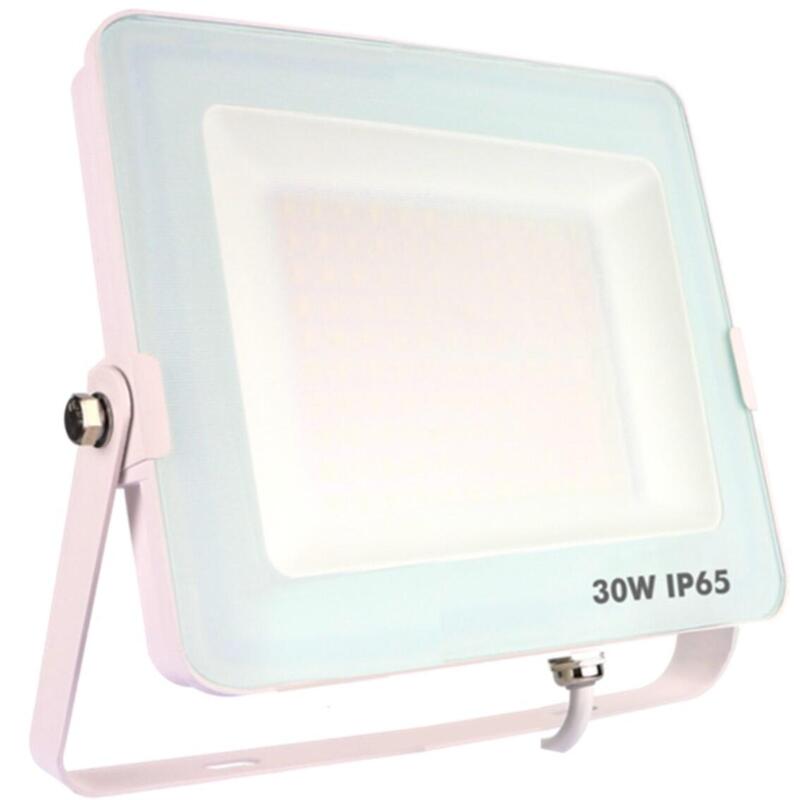 Foco Proyector Led Silver Electronics Forge + Proyector Ip65 30w 3000k 2.400lm Blanco