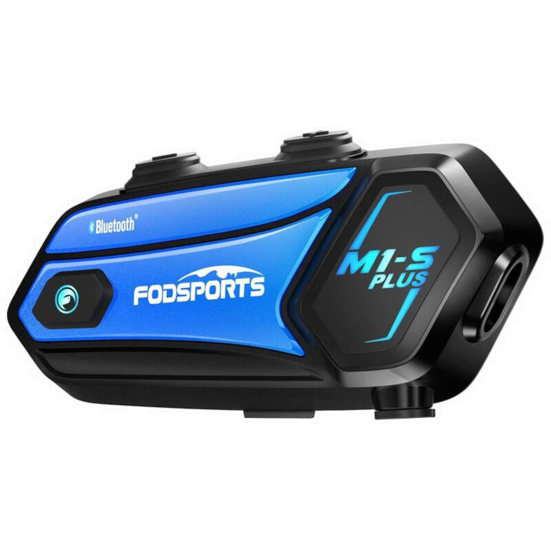 Intercomunicador Fodsports M1-S Plus Bluetooth Hasta 10 Conductores Para Moto