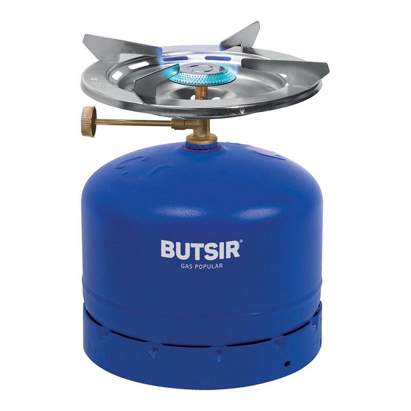 Fogón De Camping Destroyer Botella Azul Ø23x7cm Butsir