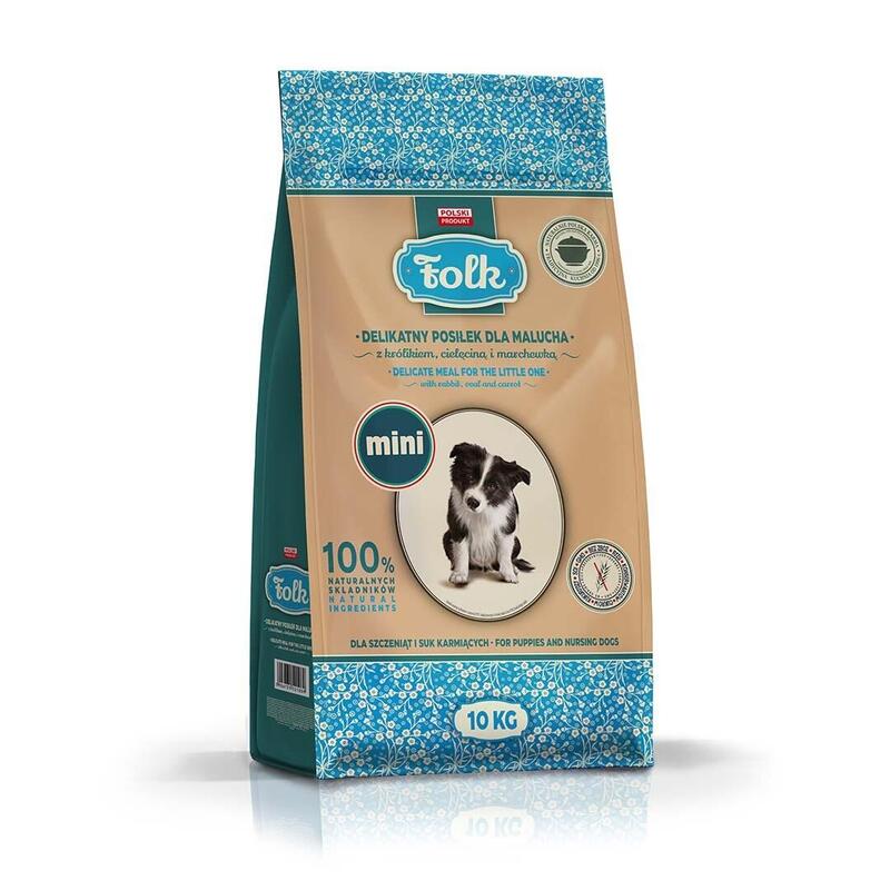 Folk Con Conejo, Ternera Y Mini Zanahorias 10kg