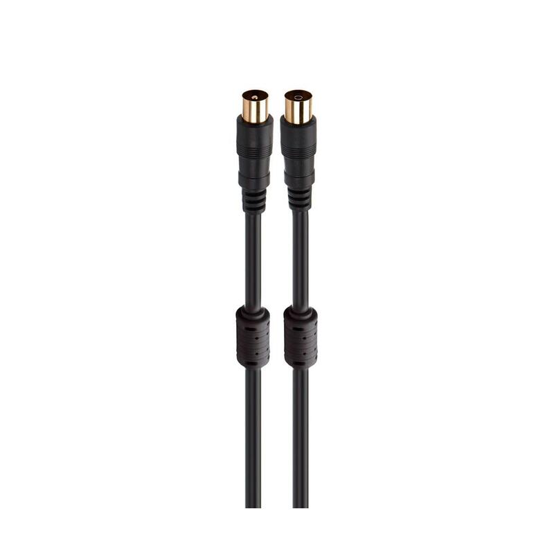 Fonestar Ant-Ne Negro Cable De Antena Tv Vídeo Coaxial Macho A Antena Tv Vídeo Coaxial Hembra 1,5 Metros