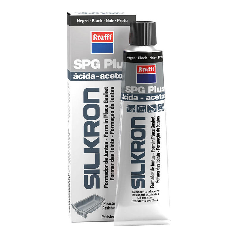 Formador De Juntas Silkron Spg Plus Negro 75 Ml