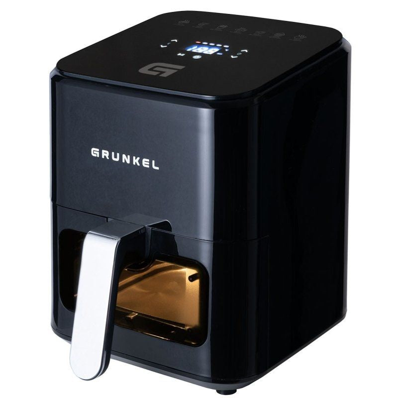 Freidora Por Aire Sin Aceite Grunkel Black Easy Fryer 1200w Capacidad 4l